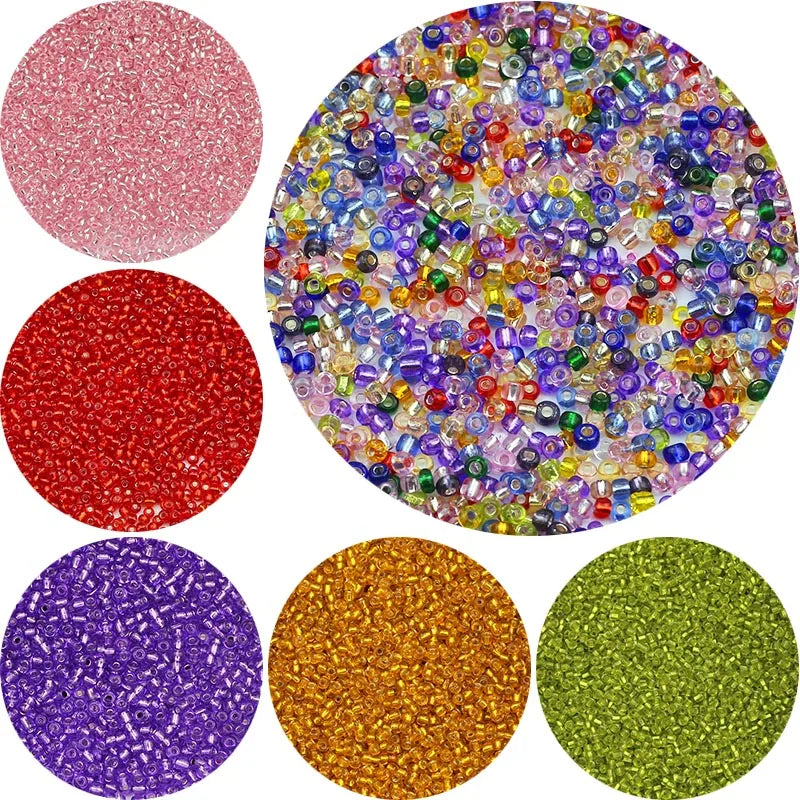 2/3/4mm Miyuki Glass Seed Beads Japanese 11/0 Waterproof Glass Spacer Loose Beads for Jewelry Making DIY Bracelet Sewing 18g/lot