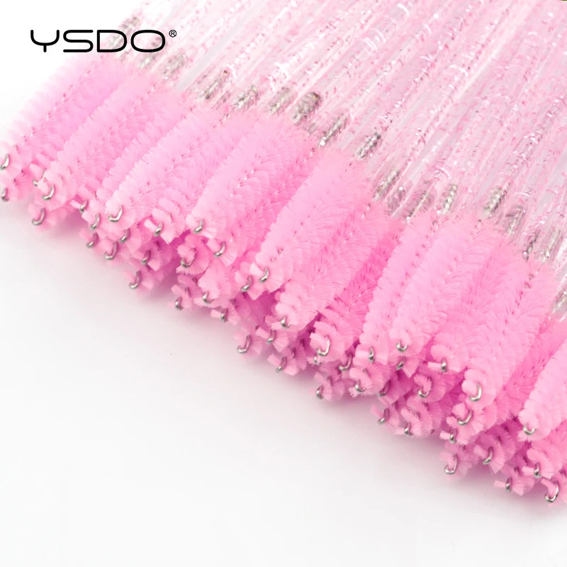 5/50pcs Crystal Eyelashes Brush Makeup Extension Eyebrow Brushes Eye Lashes Makeup Professional Makeup Beauty Tool