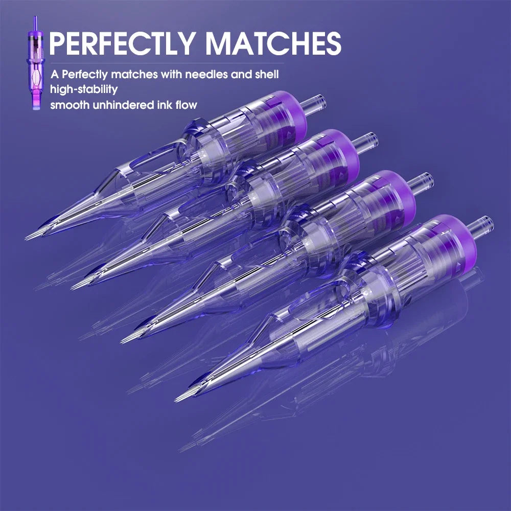 Mast Pro Tattoo Cartridge Needles RL Disposable Round Liner Universal Tattoo Cartridges 0.18/0.25/0.30/0.35/0.40mm Needles