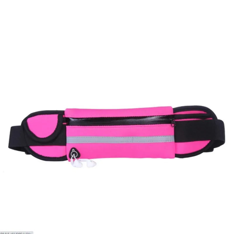 Running Waist bag Men Women Marathon Cycling Multi-functional bags With Water Bottle Waterproof Phone bag unisex Waist Belt pack