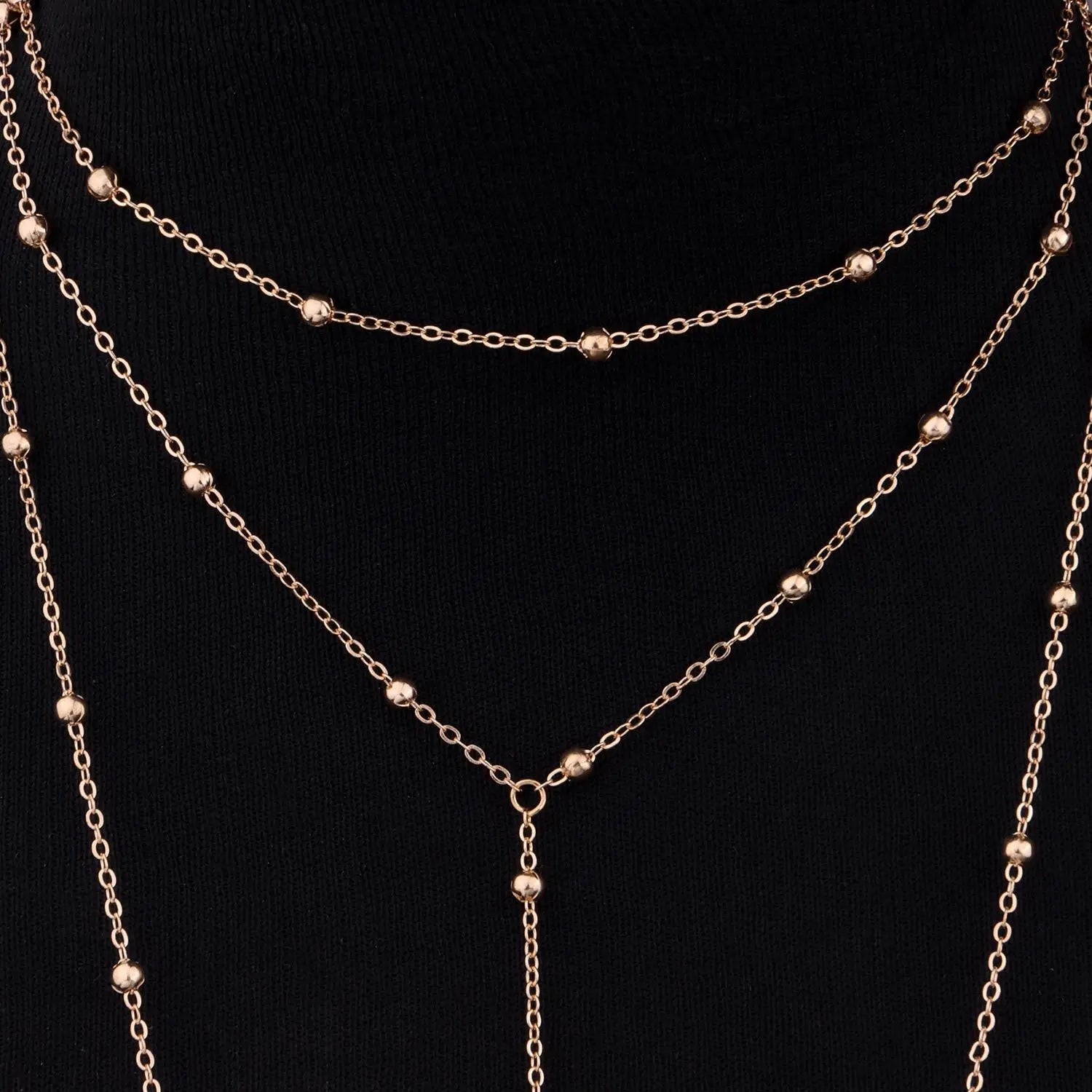 New Sexy Fashion Swimsuit Bra Body Chain Ladies Body Bead Chain Accessories BD7016