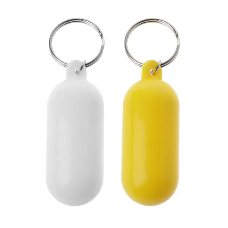 Swimming Drifting Beach Yellow Floating Keychain Swimming Marine Sail for Key Float Rings Floating Foam Ellipse for Key Chain