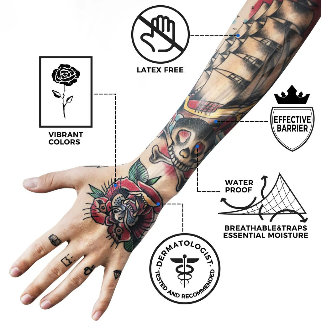 5m Waterproof Protective Tattoo Healing Film For Aftercare Bandage Transparent Skin Repair Wrap Roll