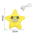 Dancing Stars Plush Toy Cute Moving Meteor Pendant Doll Backpack Ornament Stuffed Doll Swinging Stars KeyChain Gifts for Kids